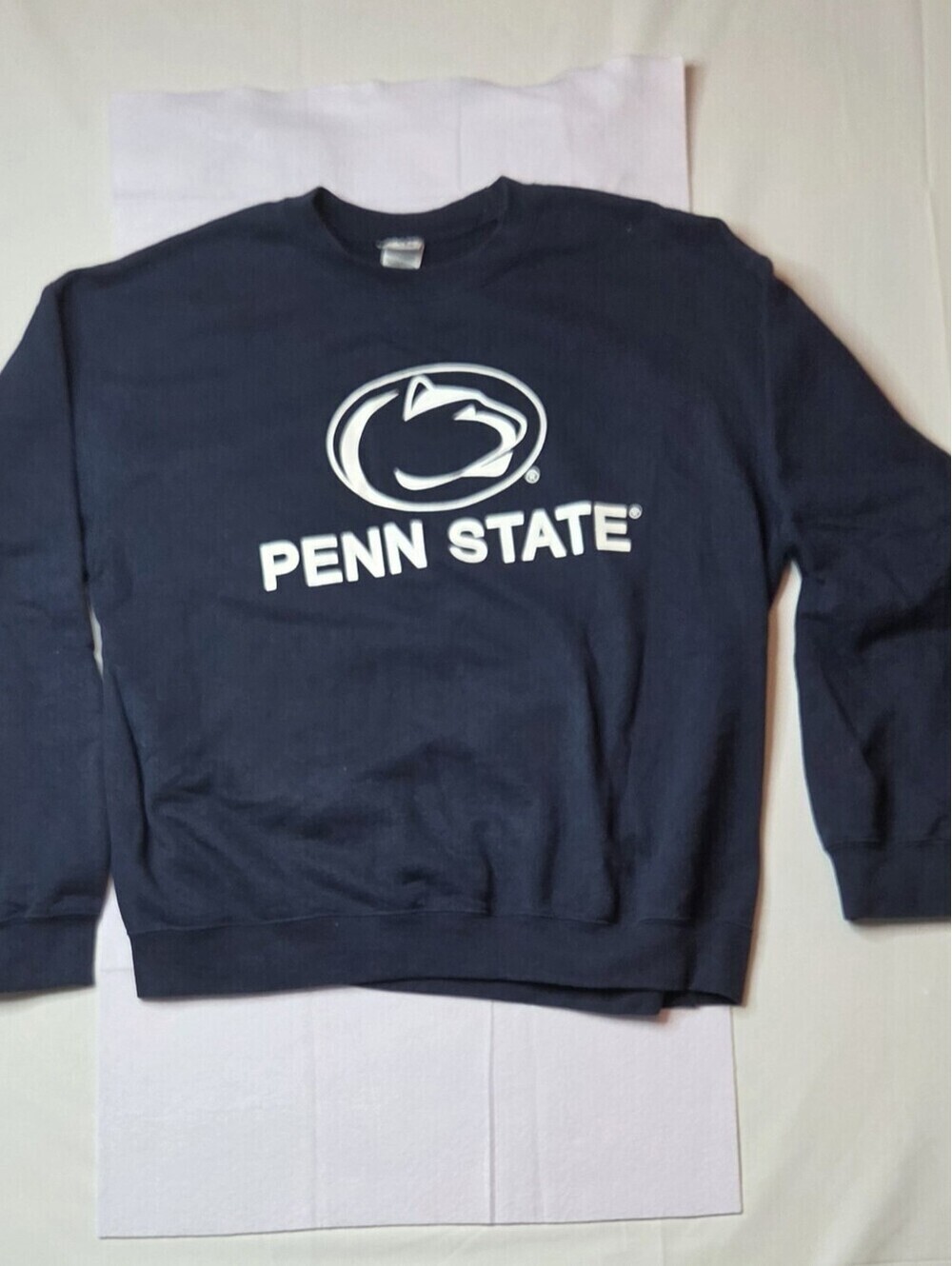 Penn State Nittany Lions Navy Blue Crewneck Sweatshirt Size L